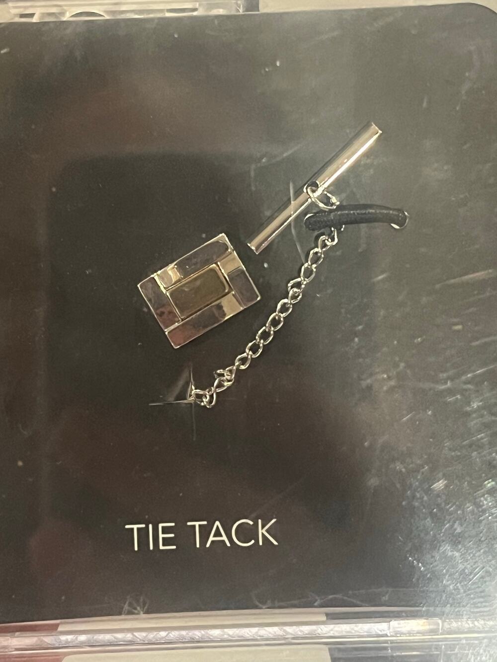 Kohls Sterling Silver Rectangle Tie Tack nwt